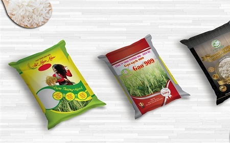 Bao bì đựng gạo đẹp